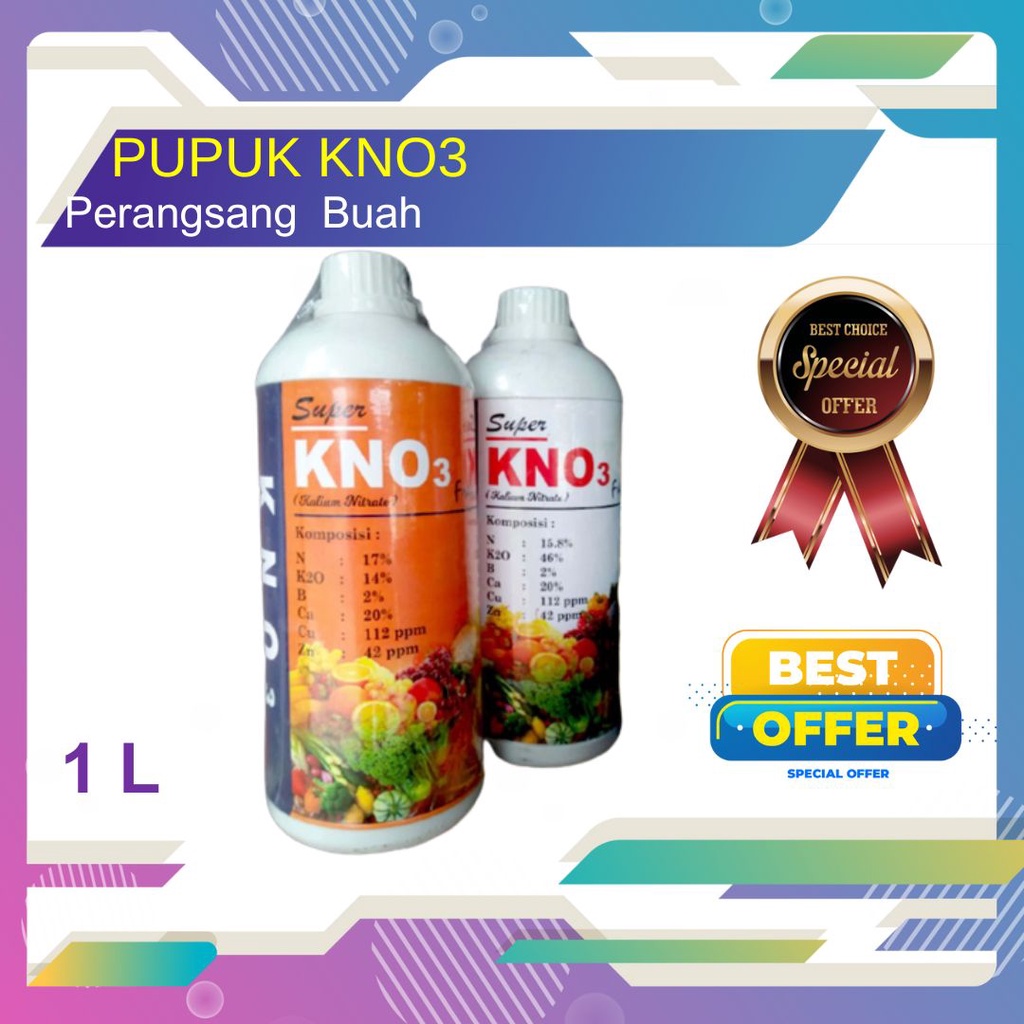 Jual Pupuk Buah Pupuk Cair Buah Dan Bunga Cabai Buah Semangka Super Kno Putih Kalium Nitrate