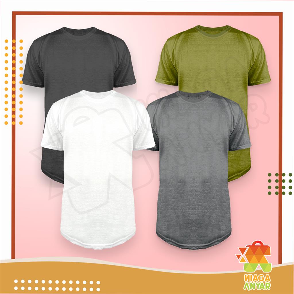 Jual Kaos Polos Unisex Lengan Pendek Cotton Combed Premium 30s Baju