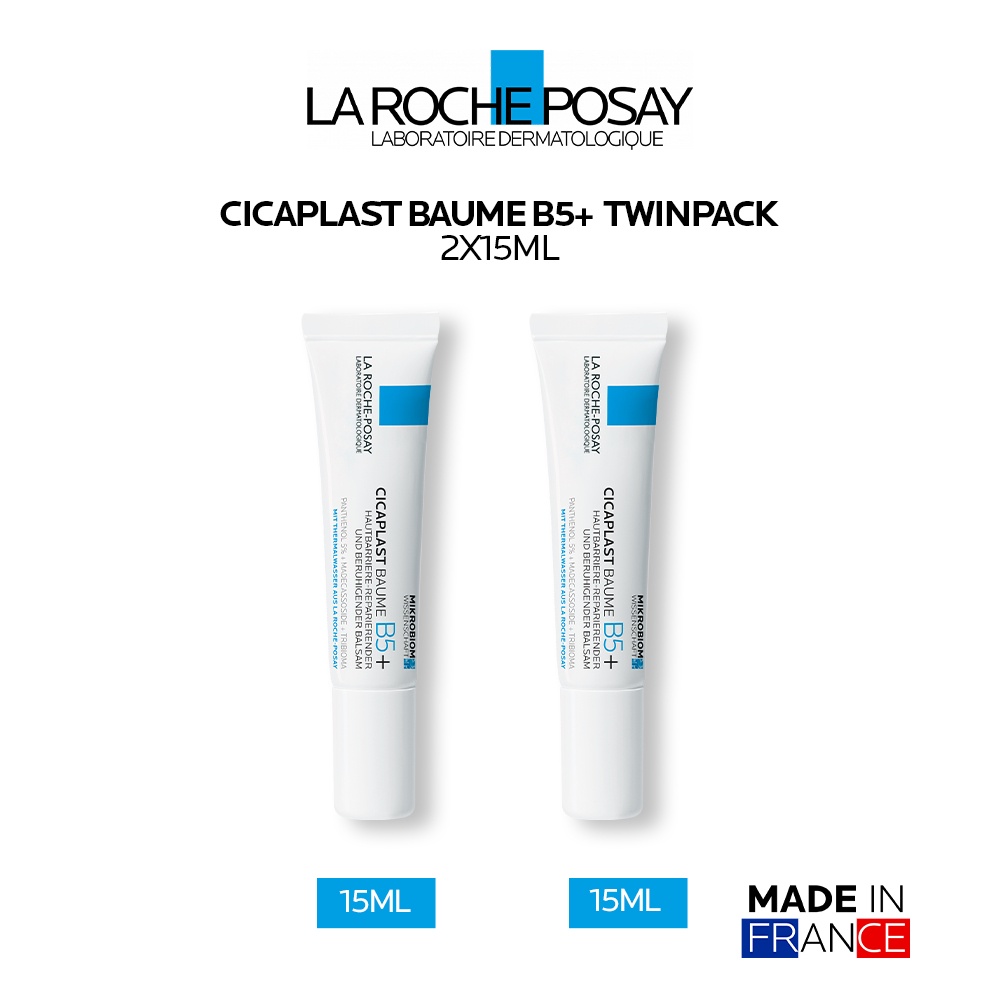 Jual La Roche Posay Cicaplast Baume B5+ Soothing Repairing Balm Mini Twinpack Shopee Indonesia