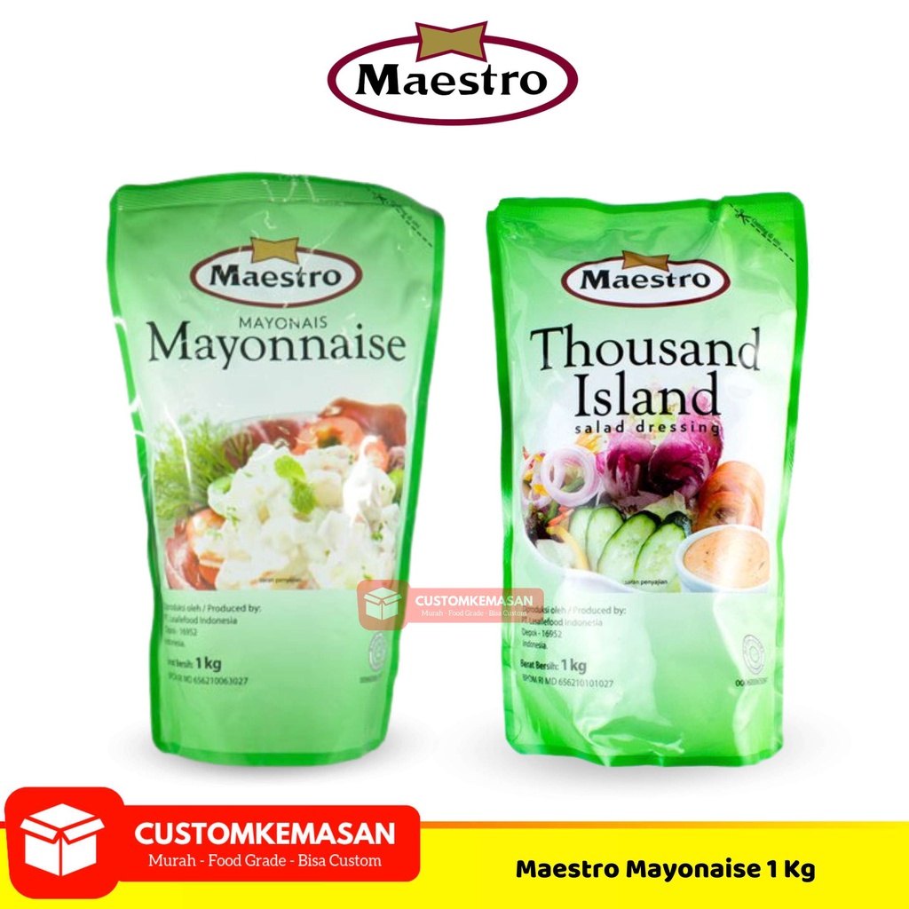 Jual Maestro Mayonaise / Mayonaise Original 1kg / Maestro Thousand ...