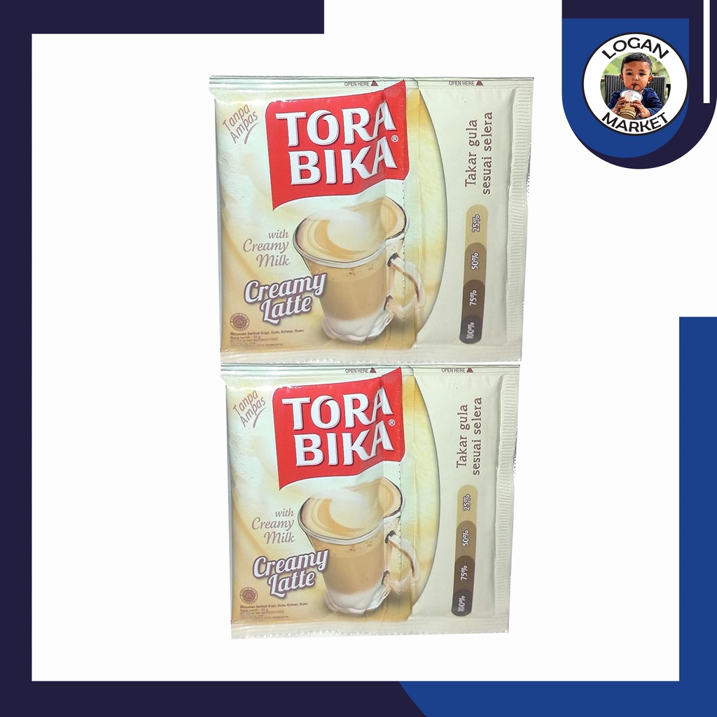 Jual Torabika Creamy Latte Renceng 25gram 25 gram 10 Sachet Pcs 10Pcs ...
