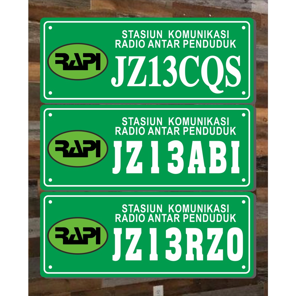 Jual PAPAN CALLSIGN RAPI/ORARI - AKRILIK | Shopee Indonesia