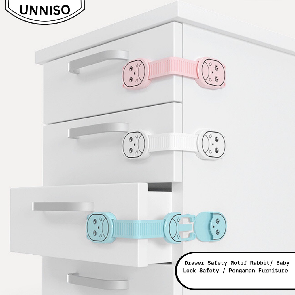 Jual UNNISO - Drawer Safety Motif Rabbit/ Baby Lock Safety / Pengaman ...