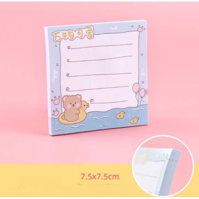 Jual Sticky notes cute bear note | Shopee Indonesia