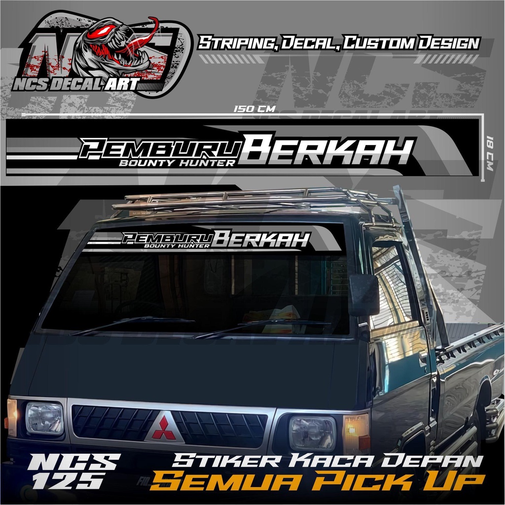 Jual Stiker Kaca Depan All Pick Up Gran Max L Carryt Ss New Carry Traga Suzuki Apv Bisa