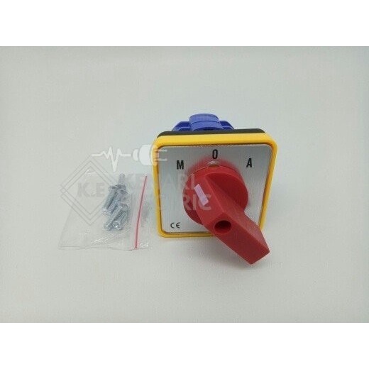 Jual Selector Switch Auto Off Manual 3 Posisi AOM 3 Pole 20A 220V Premium Shopee Indonesia