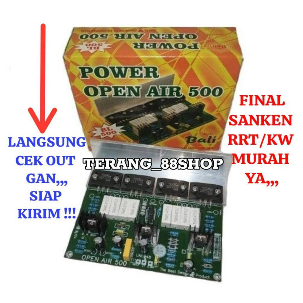 Jual KIT POWER AMPLI OPEN AIR MONO 500W CT24V + TR SANKEN 1216 / 2922