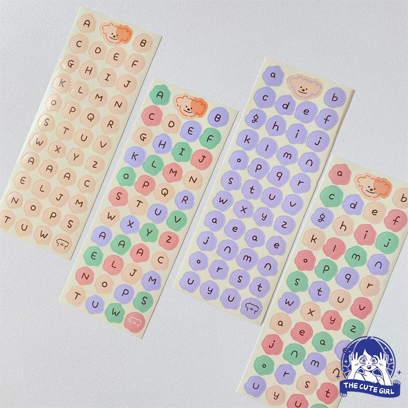 Jual Rounded Label Sticker Alphabet Warna Menarik - Stazionario ...
