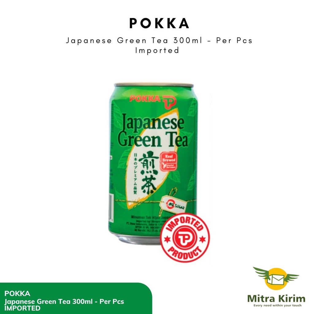 Jual Pokka Japanese Green Tea 300ml Shopee Indonesia