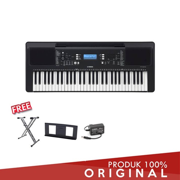 Jual Yamaha Keyboard PSR E373/ E 373/PSR E373 + Adaptor & Stand Book