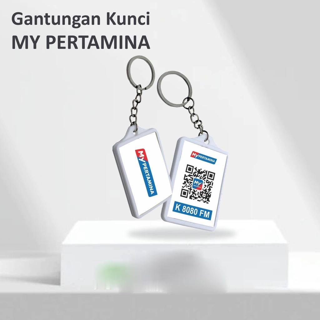 Jual Gantungan Kunci My Pertamina bahan akrilik / Ganci barcode qr ...
