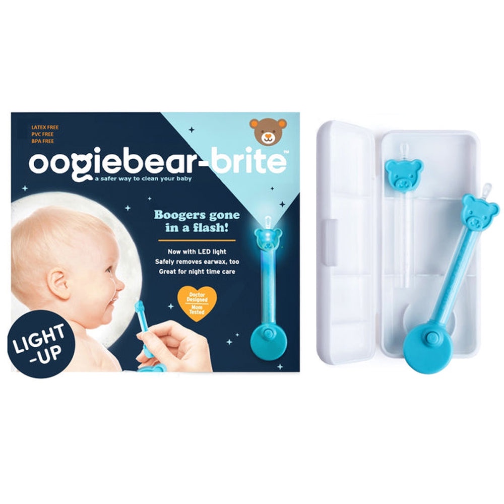 Oogiebear Nasal & Ear Cleaner - 2 Pack Orange & Seafoam