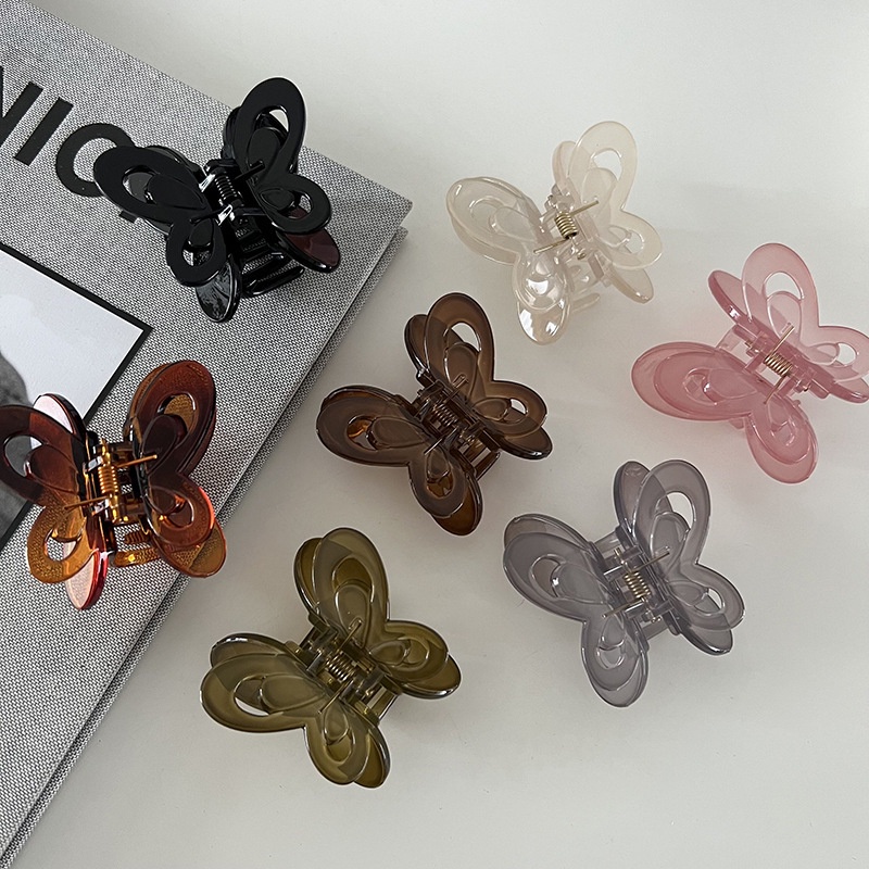 Jual Town Shell - Denaya Simple Butterfly Korean Hair Claw / Jepit ...