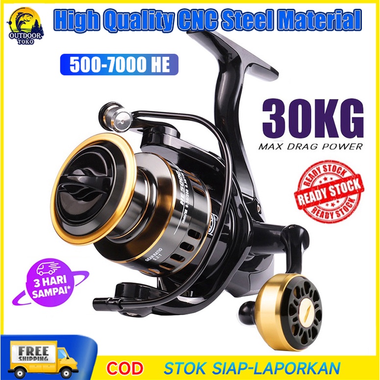 Jual Reel pancing Gulungan pancing logam penuh reel 5007000 10Kg Reel