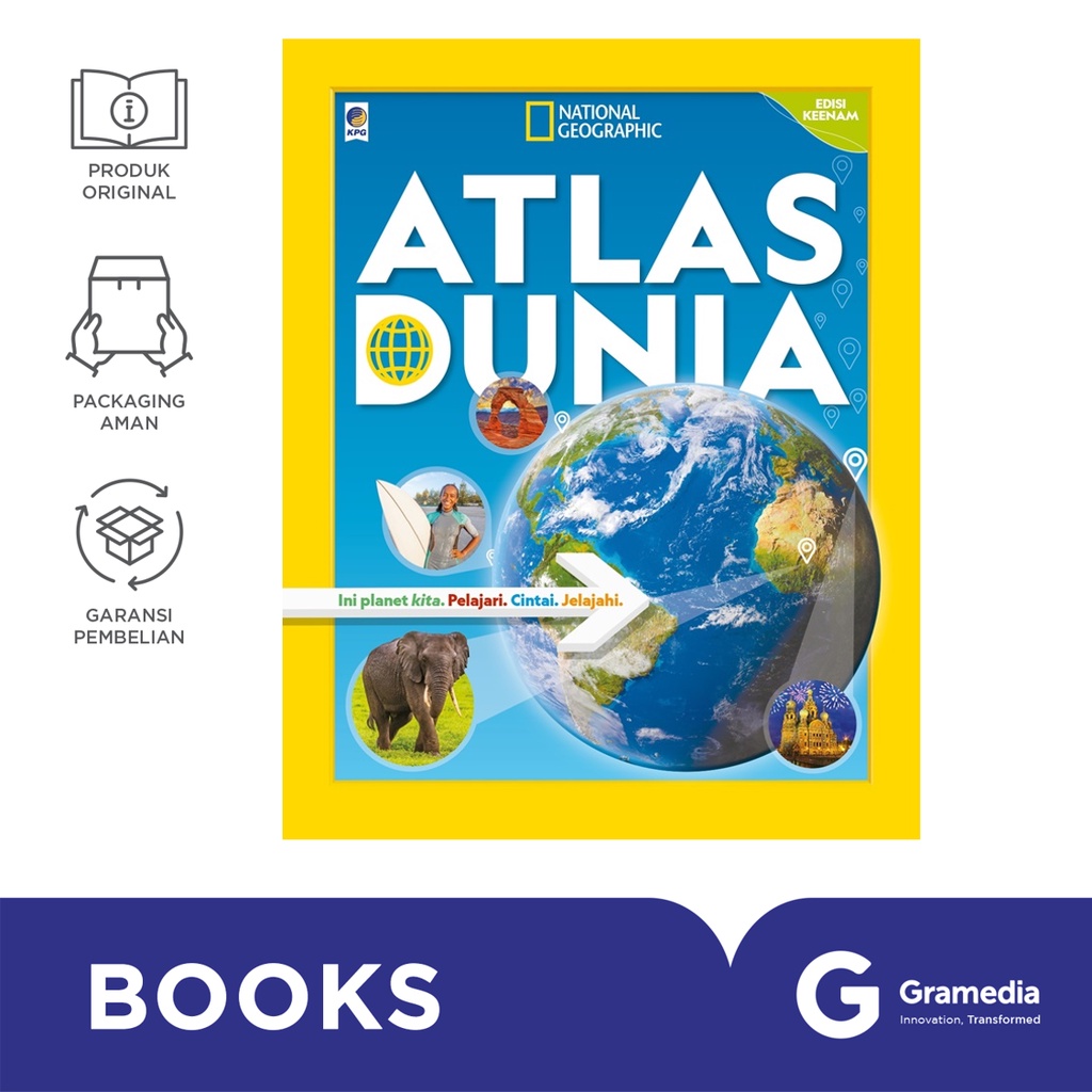 Jual Buku National Geographic Atlas Dunia | Shopee Indonesia