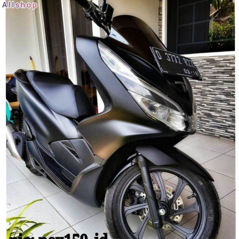 Jual Stiker skotlet motor hitam doff/matt VARIASI | Shopee Indonesia
