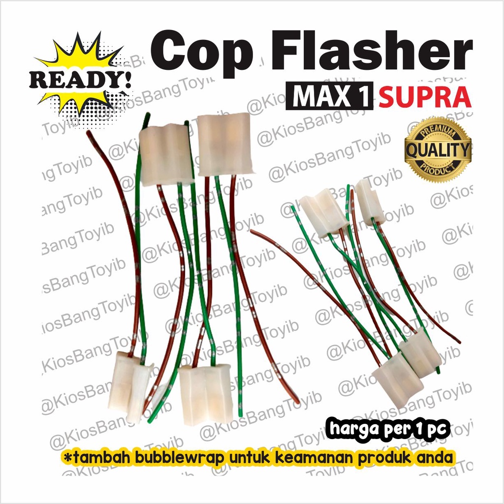 Jual Socket Soket Flasher 2 Pin + Kabel Lampu Sen Motor Matic Bebek ...