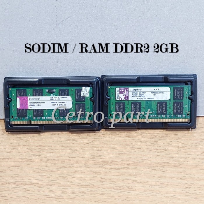 Jual SODIM RAM Laptop DDR2 2GB 2RX8 PC2 - 6400S For Laptop / Notebook