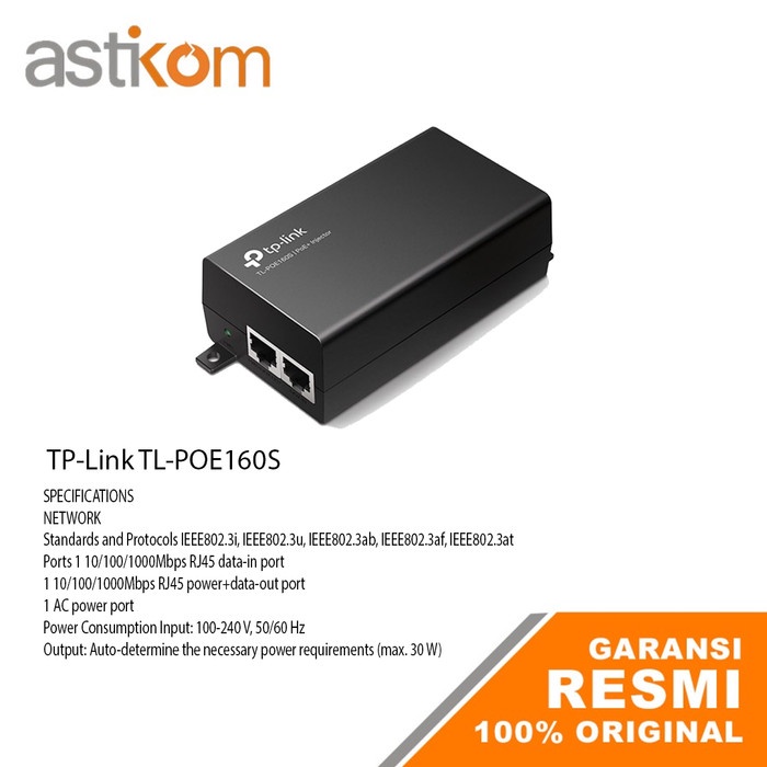 Jual TP-Link TL-POE160S PoE Injector | Shopee Indonesia