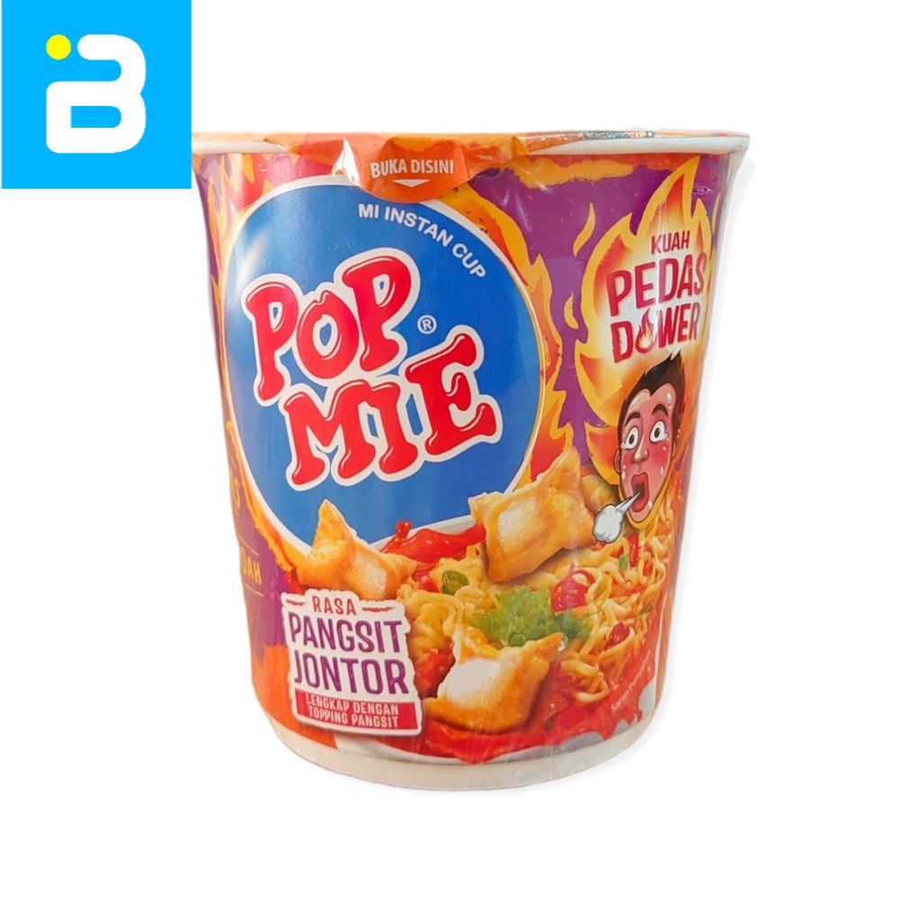 Jual Pop Mie Kuah Pedas Dower Pangsit Jontor 75 G Shopee Indonesia