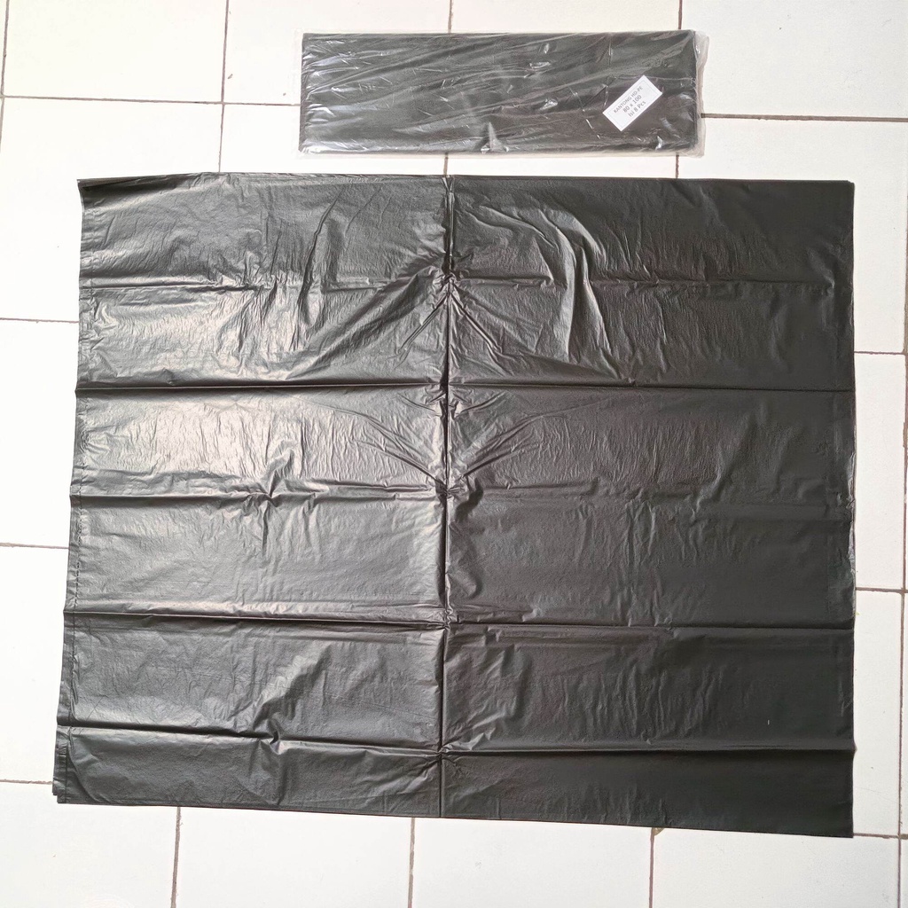 Jual Kantong Plastik Sampah Hitam Size 80x100 Isi 8 Lembar Trashbag Hd Sampah Tempat 3249