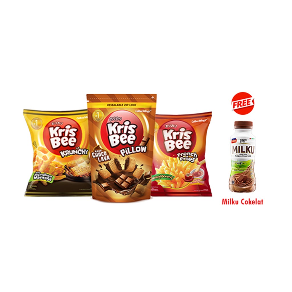 Jual Krisbee Komplit Hemat Free Milku Cokelat | Shopee Indonesia
