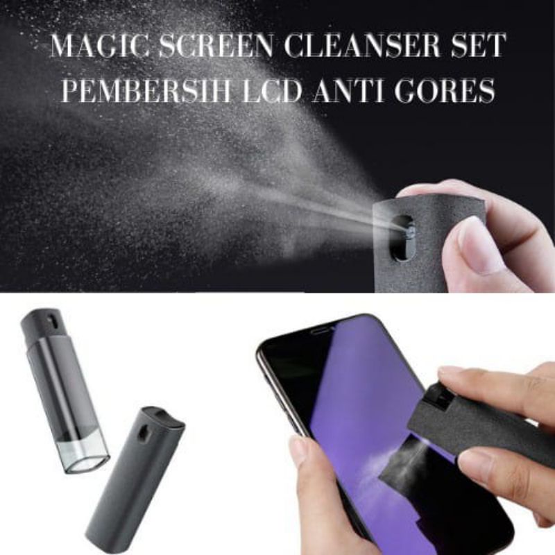 Jual Screen Cleaner Spray Cover Mika Alat Pembersih Layar Hp Tablet