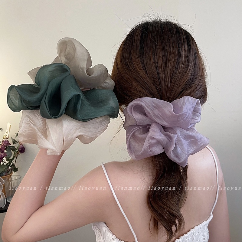 Jual Town Shell - Big Size Fairy Jumbo Korean Scrunchy / Scrunchie ...