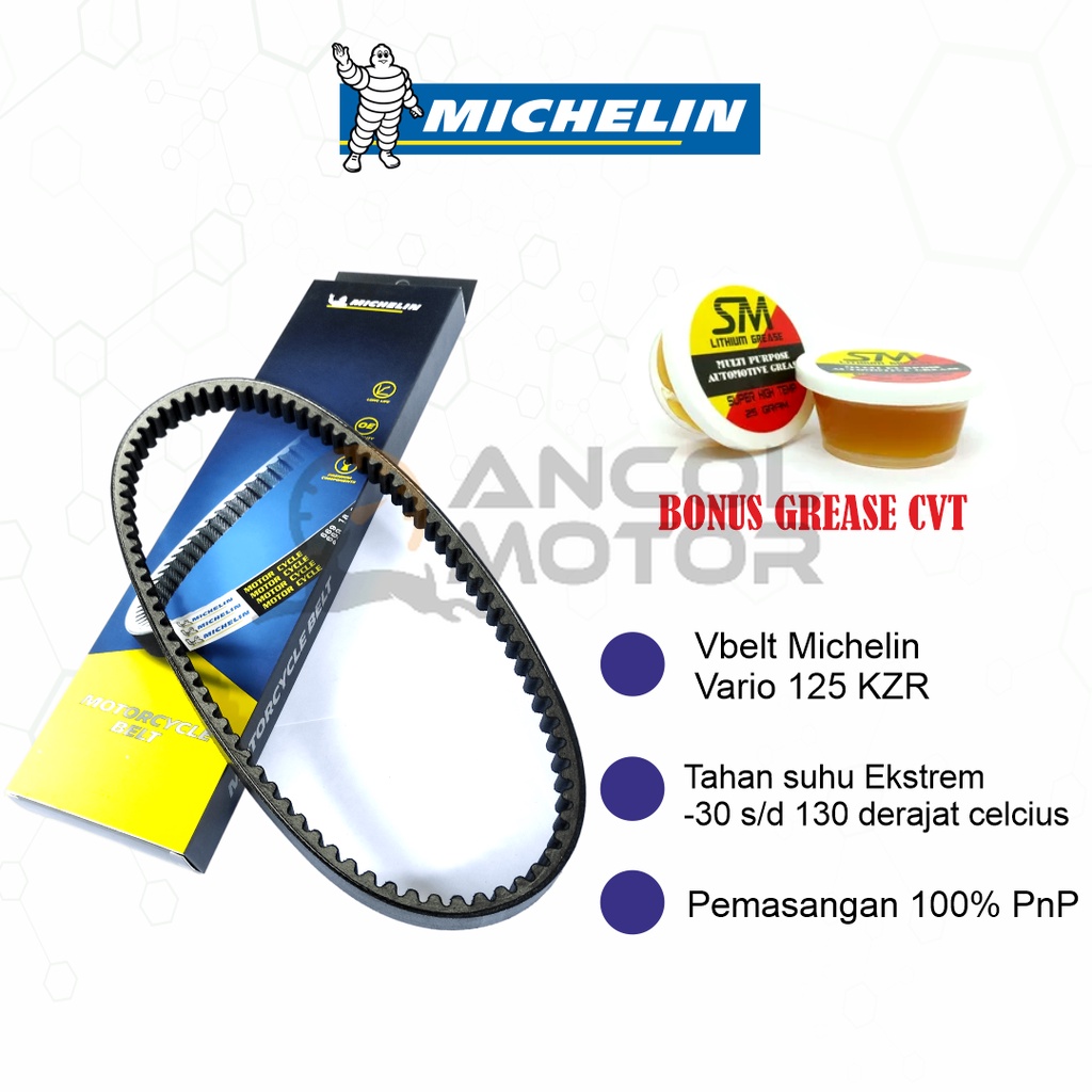 Jual Michelin V Belt Vario 125 KZR Premium Van Belt CVT Vbelt Motor