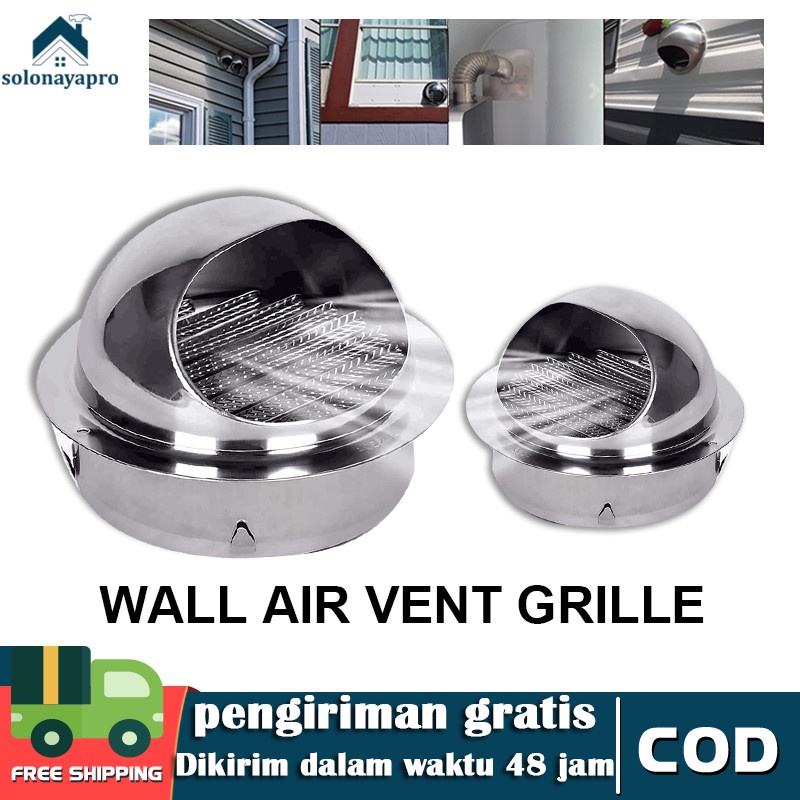 Jual Wall Air Vent Grille Ducting Ventilation Extractor Outlet Louvres ...