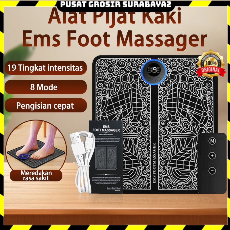 Jual Alat Pijat Kaki Foot Massager Pad Mat Alat Pijat Kaki Akupuntur Elektrik Pulse S Electric 6725