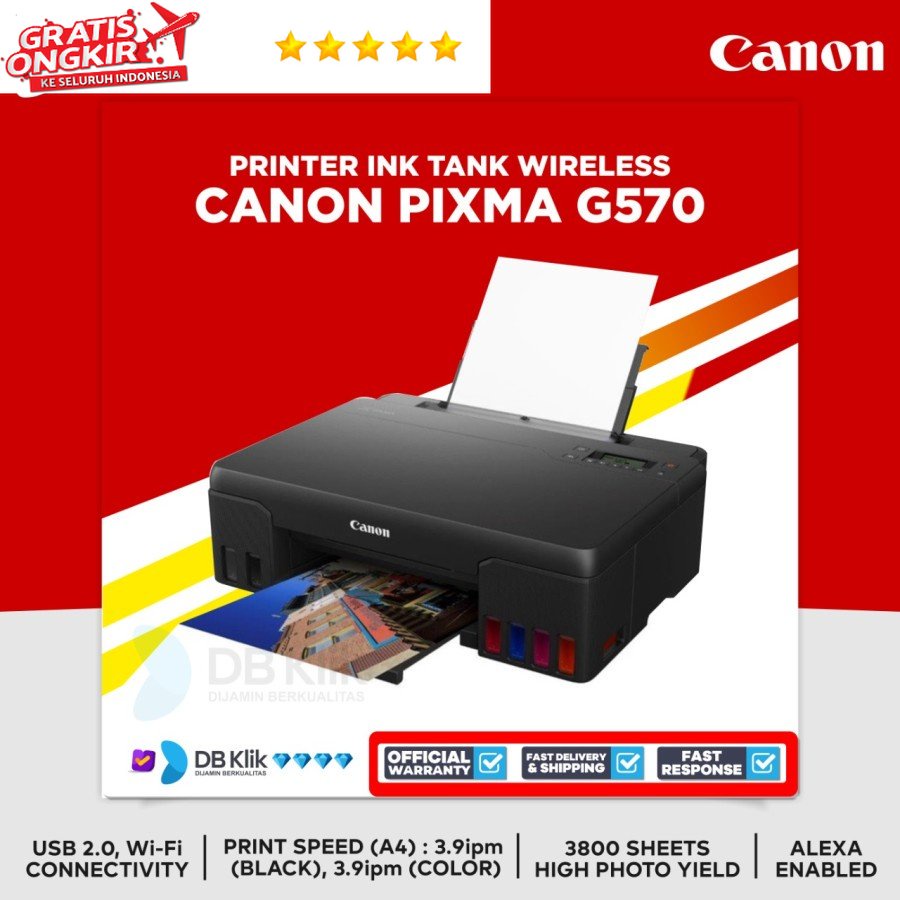 Jual Printer CANON PIXMA G570 Ink Tank Wireless CANON G570 (Print