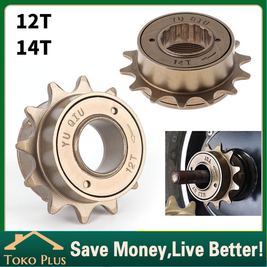 Single Speed Freewheel Bike Freewheel Sprocket Gear 12T/13T/14T