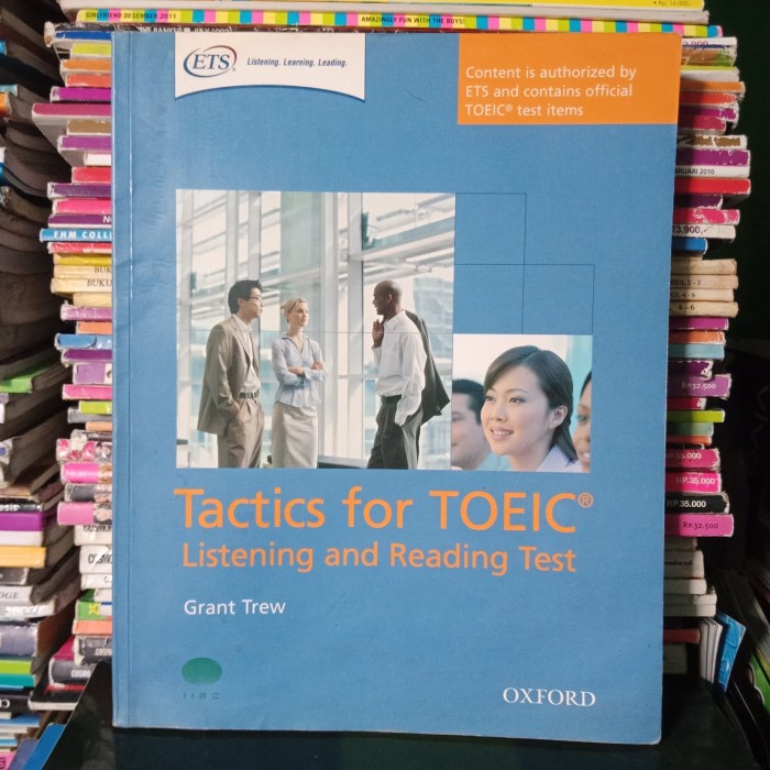 Jual buku tactics for toeic listening and reading test grant trew