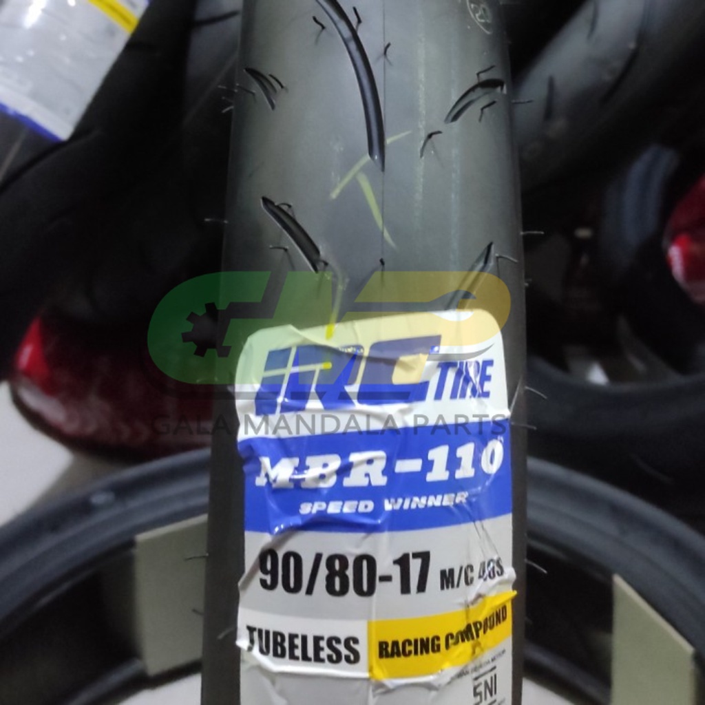 Jual IRC MBR 110 Ban Tubeless Speed Winner Soft Compound 120/70 90/80 ...