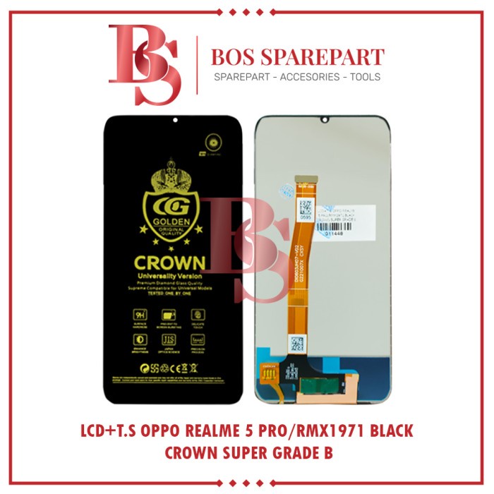 Jual Lcd Touchscreen Fullset Lcd Ts Oppo Realme 5 Pro Rmx1971 Crown Super B Hitam 2517