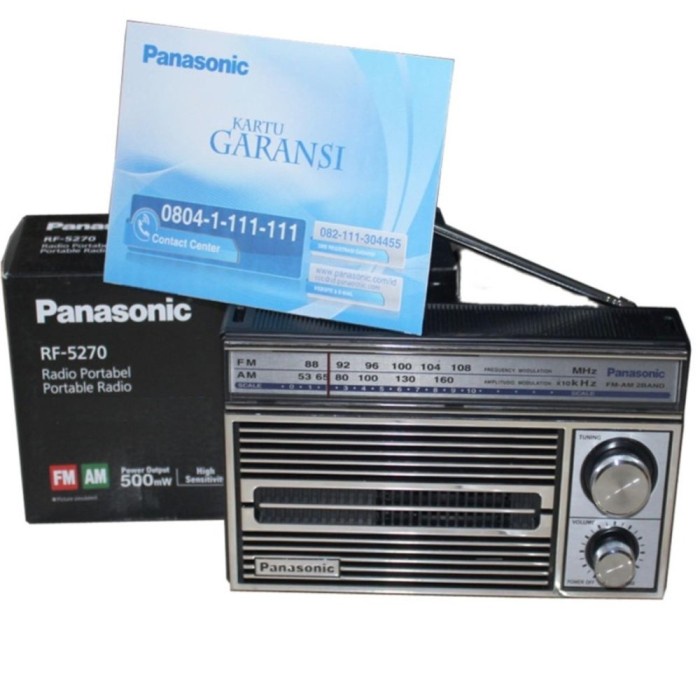 Jual PANASONIC RADIO RF-5270 AM FM Baterai Besar | Radio FM AM Portable ...