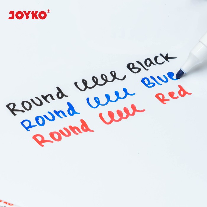 Spidol Papan Tulis Dapat Dihapus Whiteboard Marker Joyko Refillable (3)