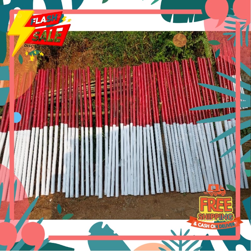 Jual SPESIAL KEMERDEKAAN 17 AGUSTUS // Bambu Tiang Bendera Umbul Umbul ...