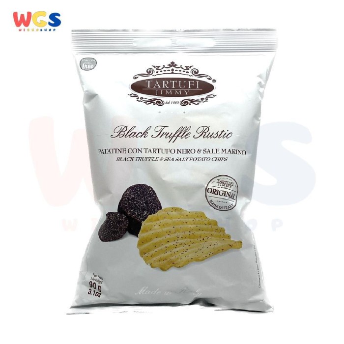 Jual Tartufi Jimmy Black Truffle & Sea Salt Potato Chips 90g Shopee