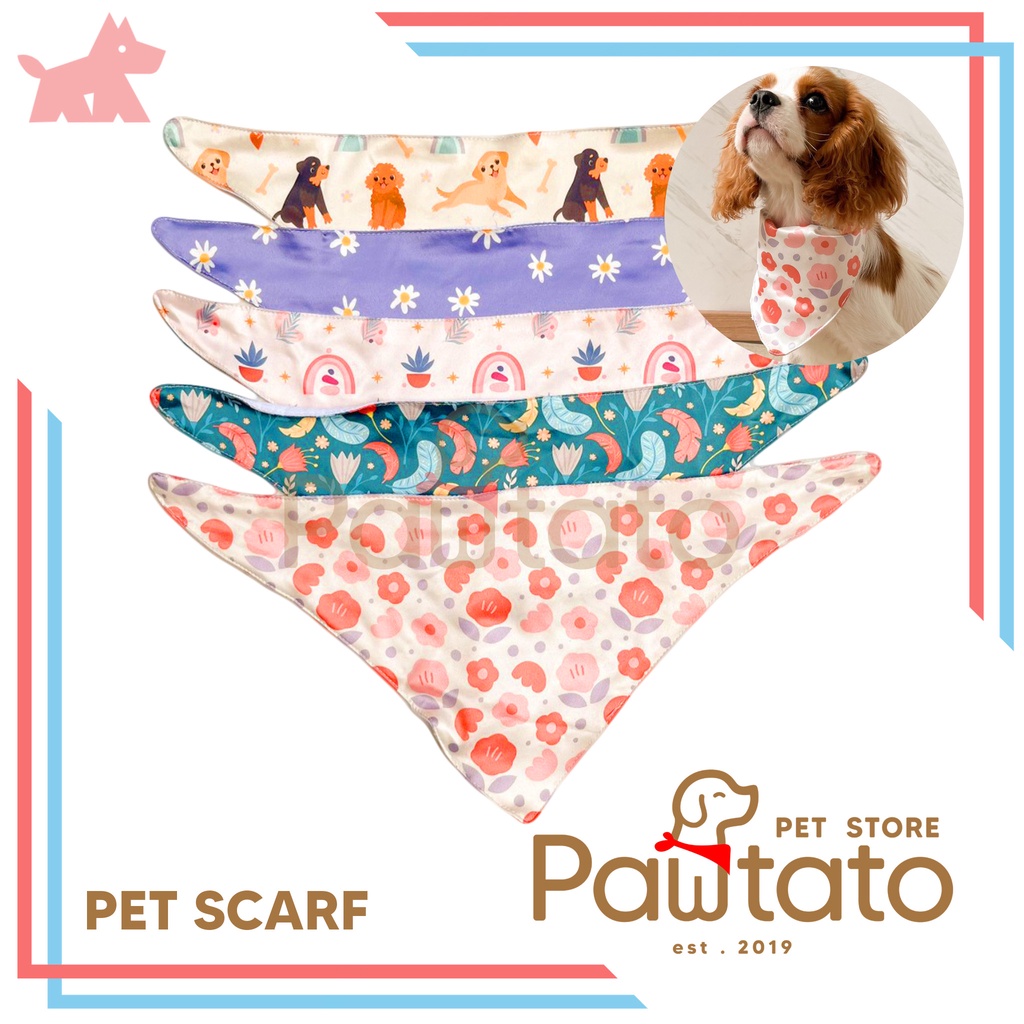 Jual Scarf Anjing Kucing Meme Cotton Pet Dog Cat Cloth Bandana