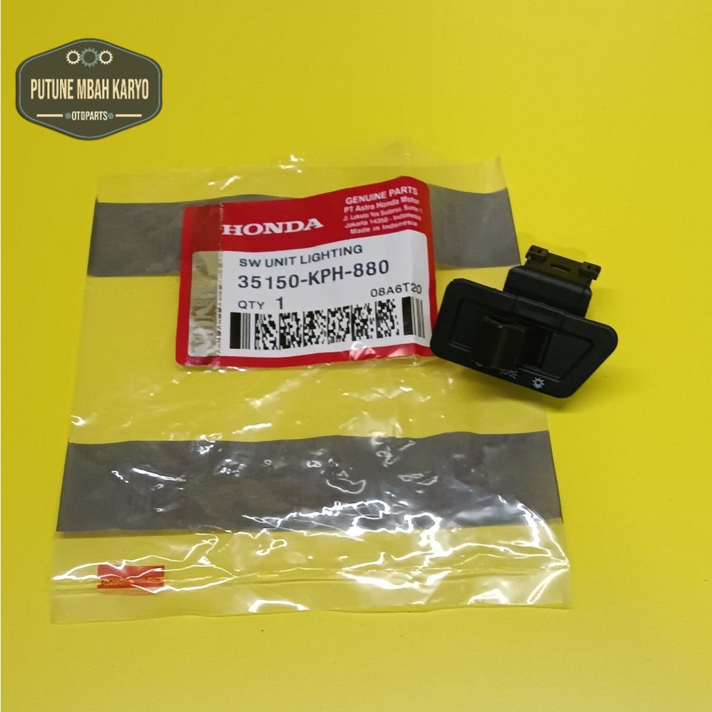 Jual Tombol Lampu Saklar Lampu ON/OFF Honda Karisma Supra X 125 BeAT ...