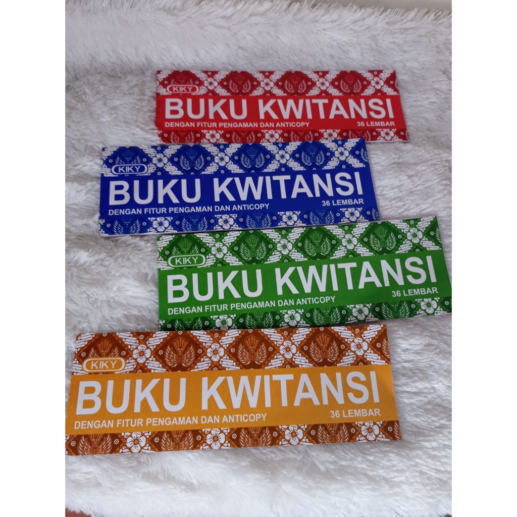 Jual Buku Mini Kwitansi Kiky 36 Halaman Shopee Indonesia 