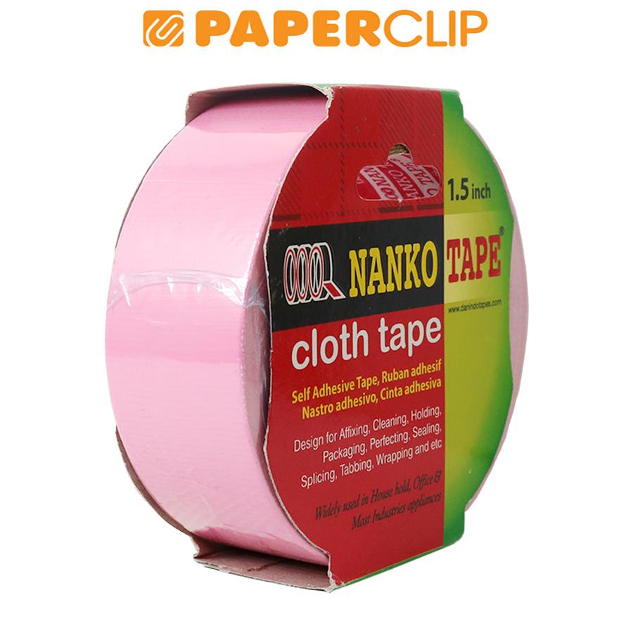 Jual LAKBAN LINEN / TAPE LINEN NANKO 36X13MM PINK Shopee Indonesia