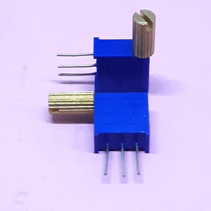 Jual 50K High Quality Long Shaft Multiturn Variable Resistor Trimmer ...