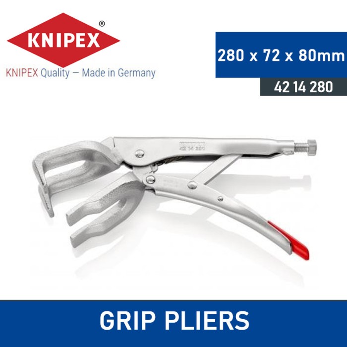 Jual Tang Buaya 11" Catok Las Welding 42 14 280 KNIPEX Welding Grip