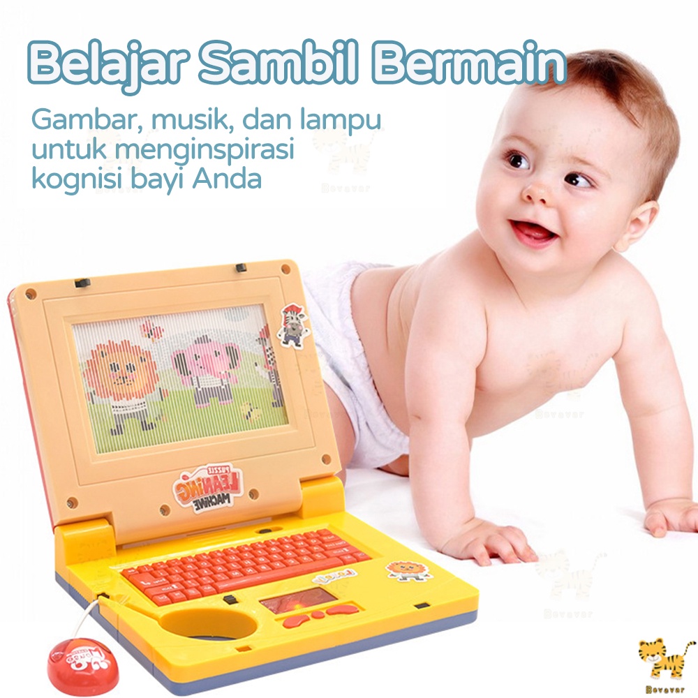 Jual ID BEVAVAR Mainan Laptop Anak/Alat Bantu Belajar Learning Machine ...