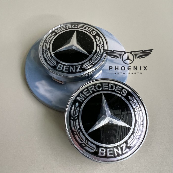 Jual DOP VELG RODA EMBLEM MERCEDES BENZ HUBCAPS MERCY 6CM HIGH QUALITY ...