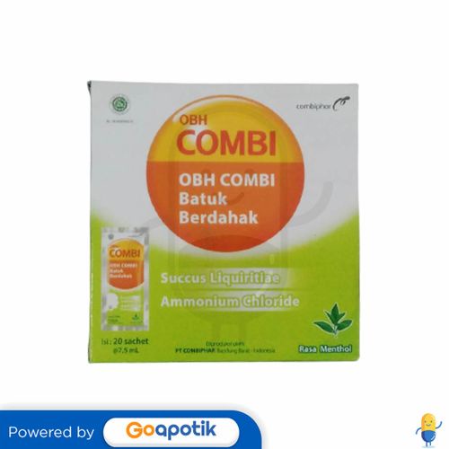 Jual Obh Combi Batuk Berdahak Rasa Menthol 7.5 Ml Box 20 Sachet ...