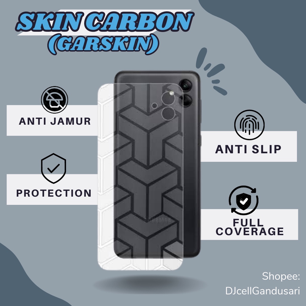 Jual Garskin Skin Carbon Anti Jamur Xiaomi Pocophone Poco X3 X4 X5 Gt Nfc Pro 5g C31 C40 C50 C55 2522